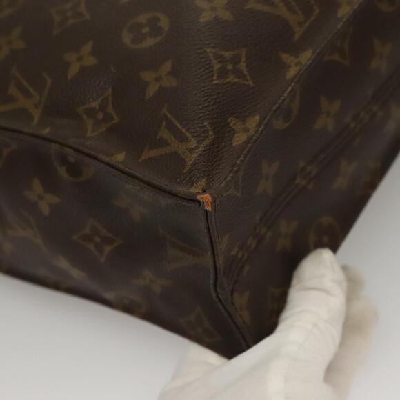 LOUIS VUITTON Monogram Sac Plat Hand Bag M51140 - Picture 12 of 16